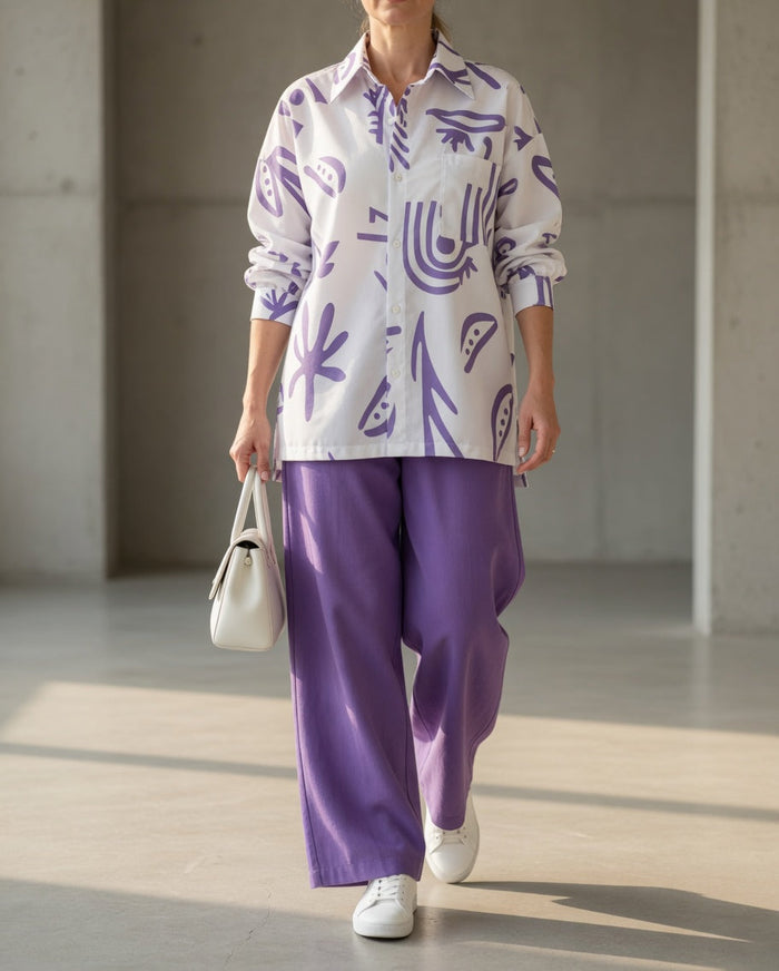 JOLANTA | Komplet z motywem botanicznym