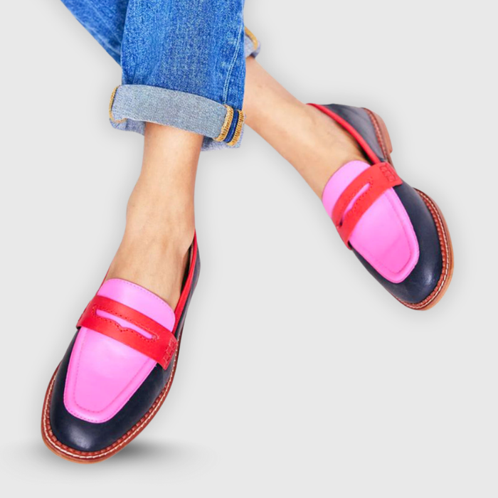 Franca | Dwukolorowe Loafery
