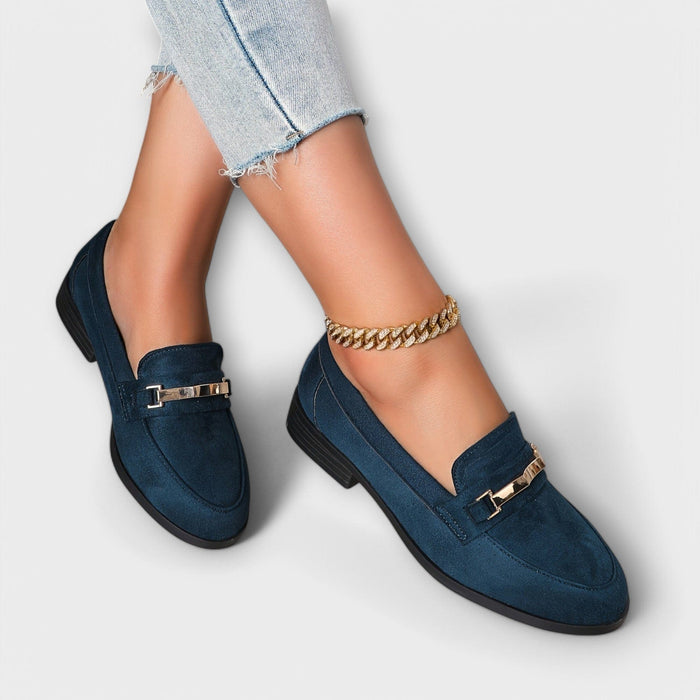 Noémie | Zamszowe Loafery