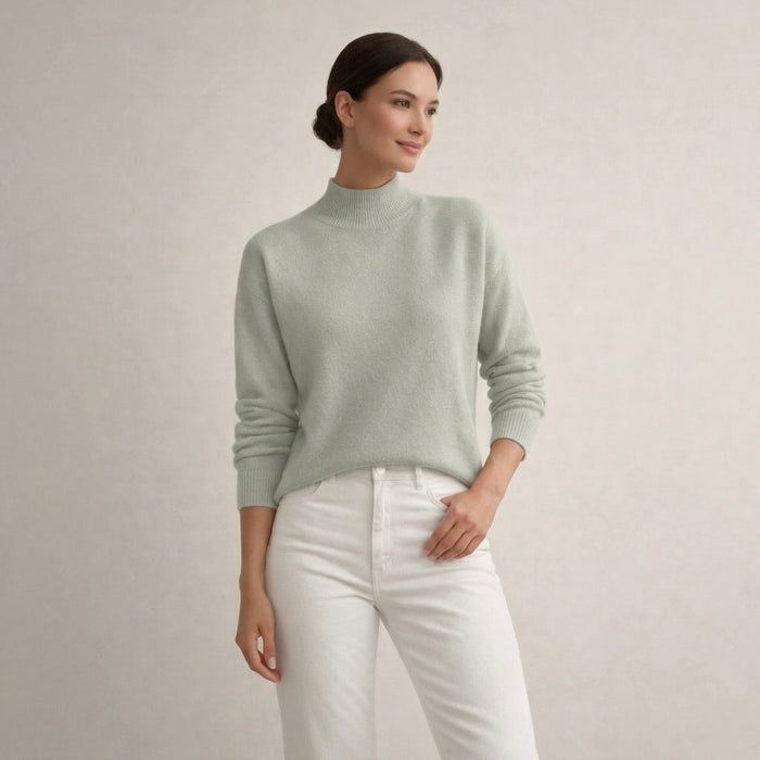 AMELIA | Sweter z wysokim kołnierzem