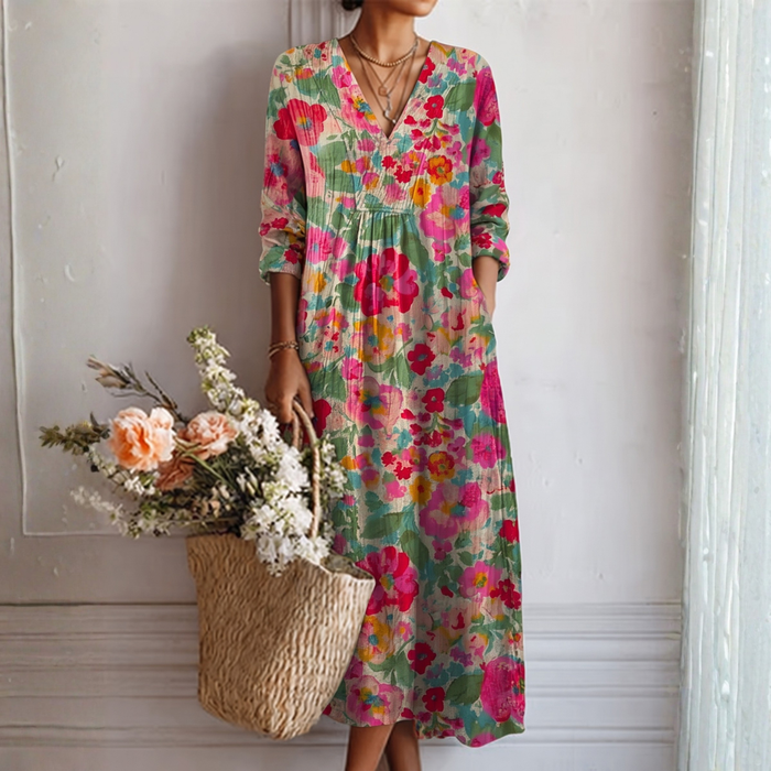 Rosa | Elegancka Sukienka w Kwiaty