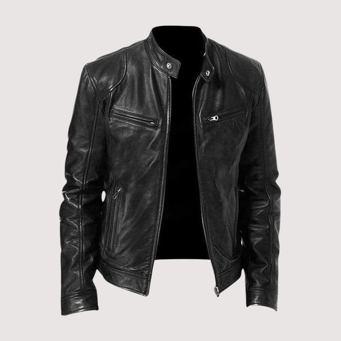 Lorenzo™ | Elegancka Męska Kurtka Skórzana