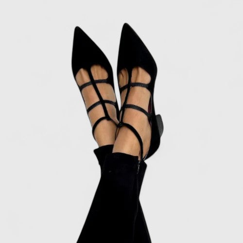 Salomea – Eleganckie Obcasy z Miękką Podeszwą